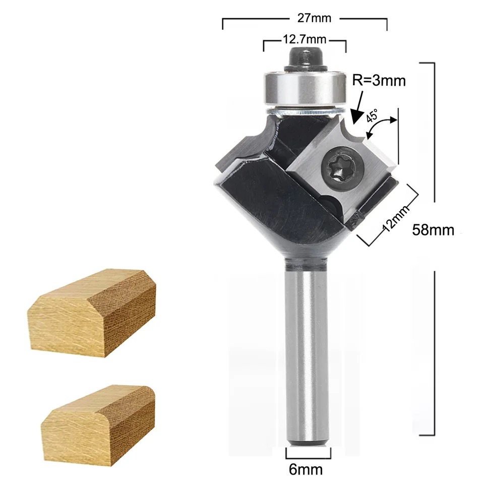 Fraise à mèche de routeur CNC