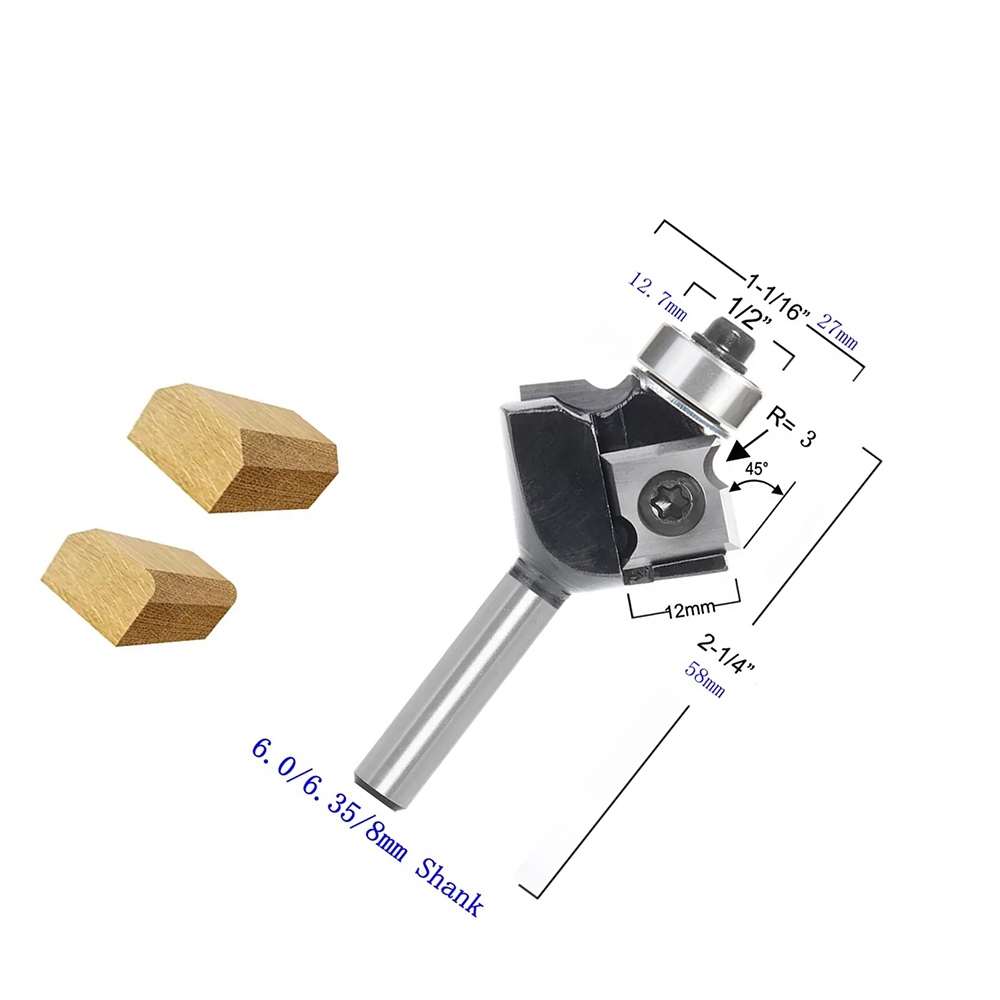 Fraise à mèche de routeur CNC