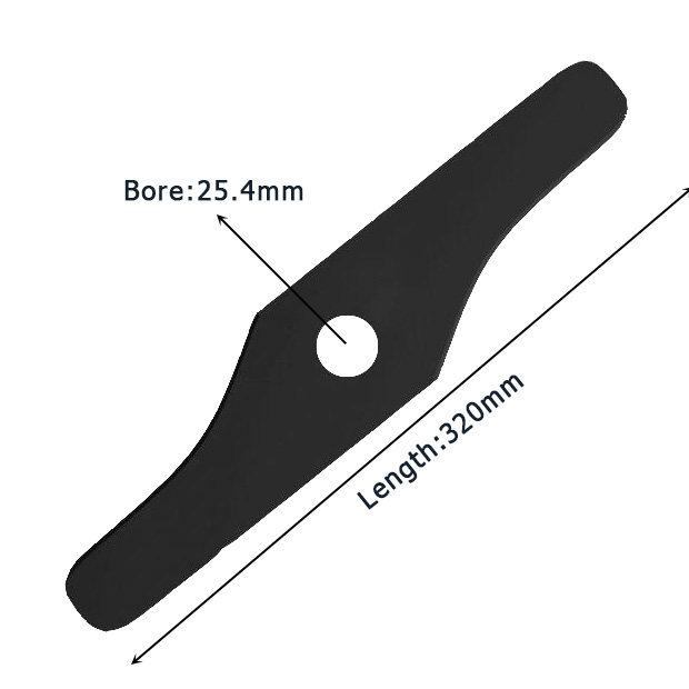 Lame de débroussailleuse, lame de coupe d'herbe, outils de jardin, pièces de rechange