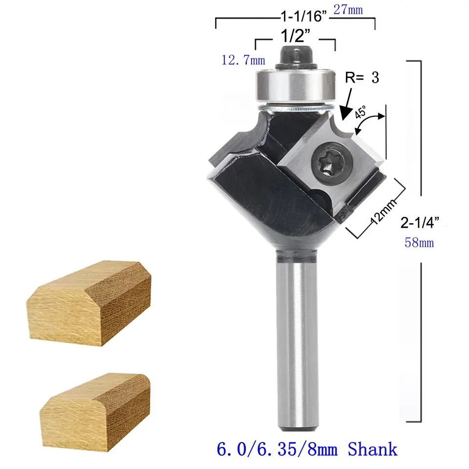 Fraise à mèche de routeur CNC